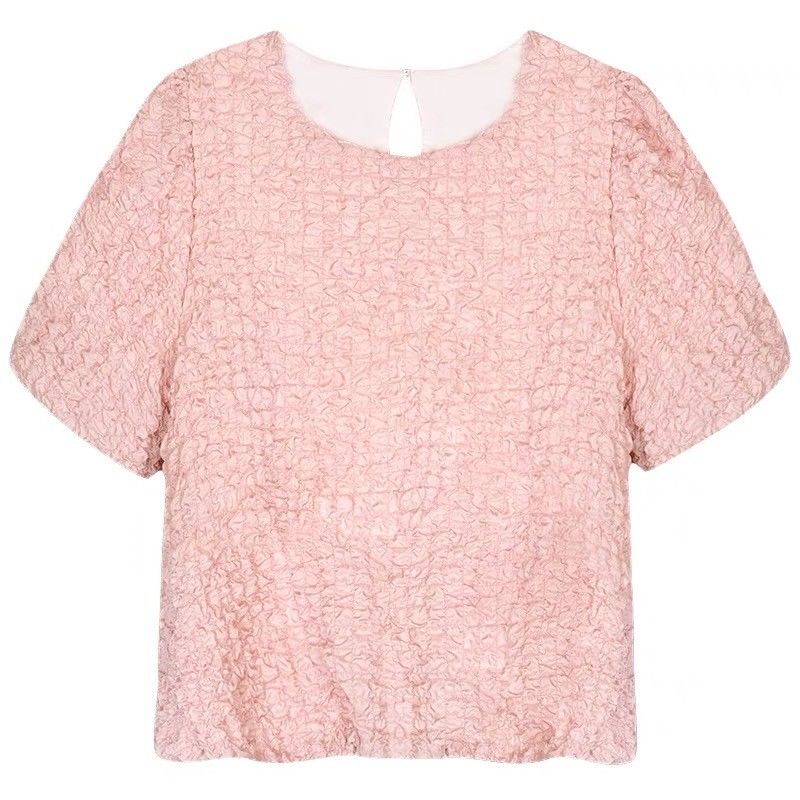 Áo Thun Tay Ngắn Phồng Dáng Rộng Thiết Kế Mới Thời Trang Dành Cho Mùa Hè