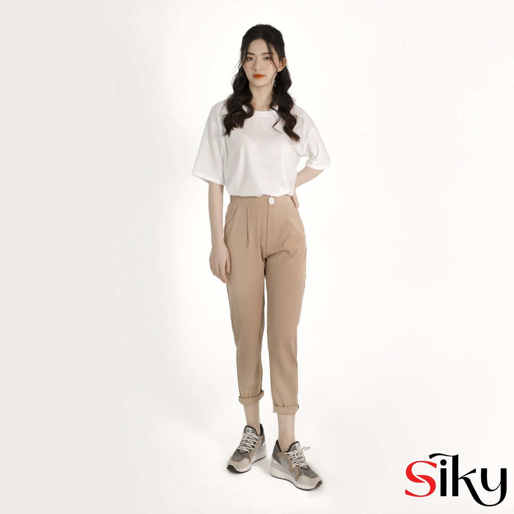 Quần Baggy đũi cạp chun giả cúc - SLIKY | BigBuy360 - bigbuy360.vn