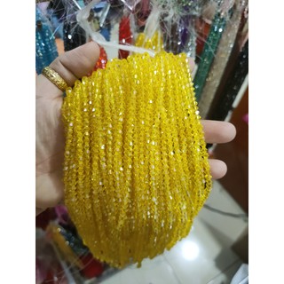 (4li)10 dây Pha Lê đá cừ 7 màu