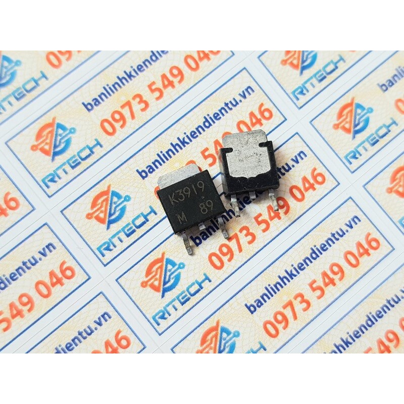 [Combo 10 chiếc] K3919 2SK3919 Mosfet Kênh-N 25V 64A TO-252