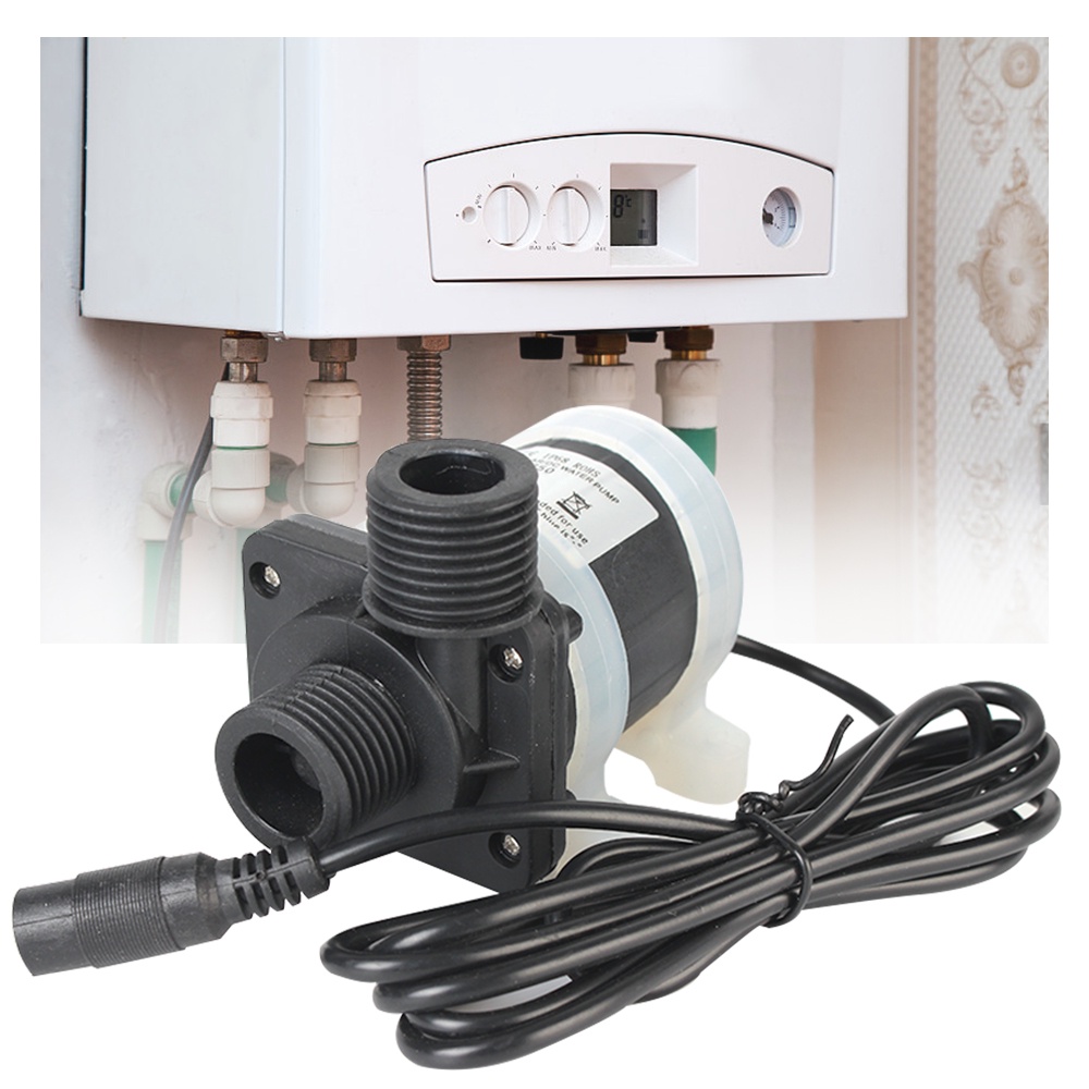 Máy Bơm Nước Năng Lượng Mặt Trời Không Chổi Than IP68 4 Điểm Ren DC 12V 24V Phích Cắm US