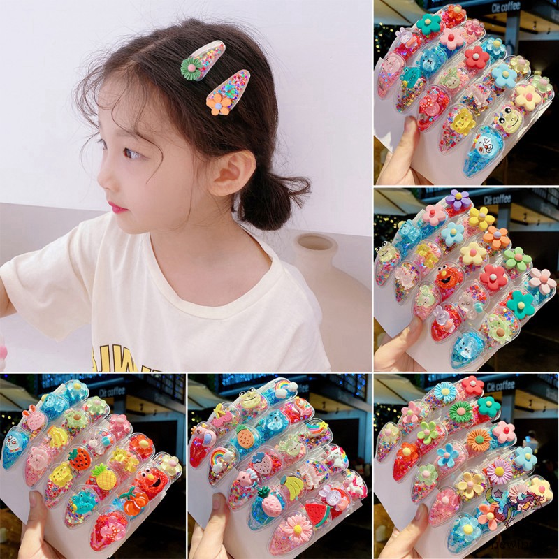 Kẹp Tóc Kiểu Hàn Quốc Thiết Kế Xinh Xắn Dành Cho Bé Gái