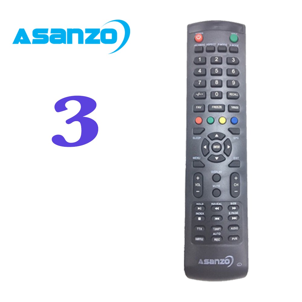 Điều Khiển TIVI ASANZO CHÍNH HÃNG Đủ Các Mã TV ASANZO