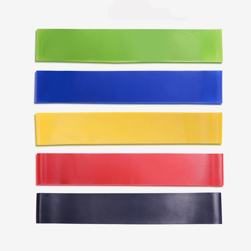 Set 5 Dây Cao Su Đàn Hồi Kháng Lực Hỗ Trợ Tập Yoga / Thể Hình Cho Nữ