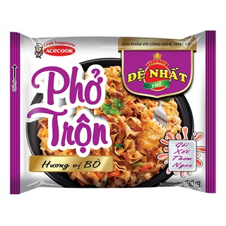 Combo 2 gói phở trộn Đệ Nhất mix 2 vị Bò và thập cẩm