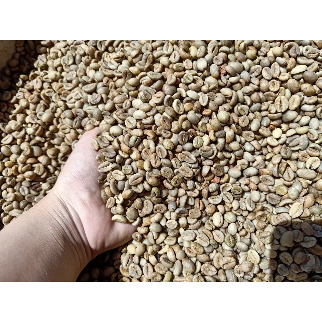 Cà phê - 1kg Rang mộc mix  80% Robusta honey, 20% Arabica Cầu Đất - Cà phê sạch Lâm Đồng - cà phê MYANH