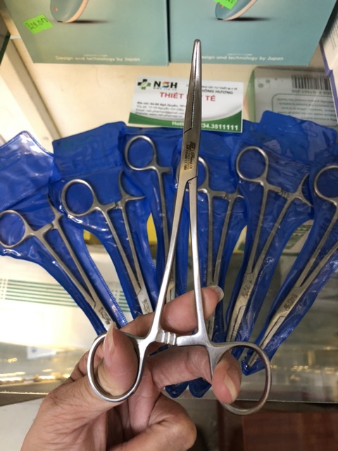 ✅  Panh pen cong không mấu, pen panh y tế cong không mấu 14cm 16cm 18cm 20cm hàng Pakistan thép không gỉ
