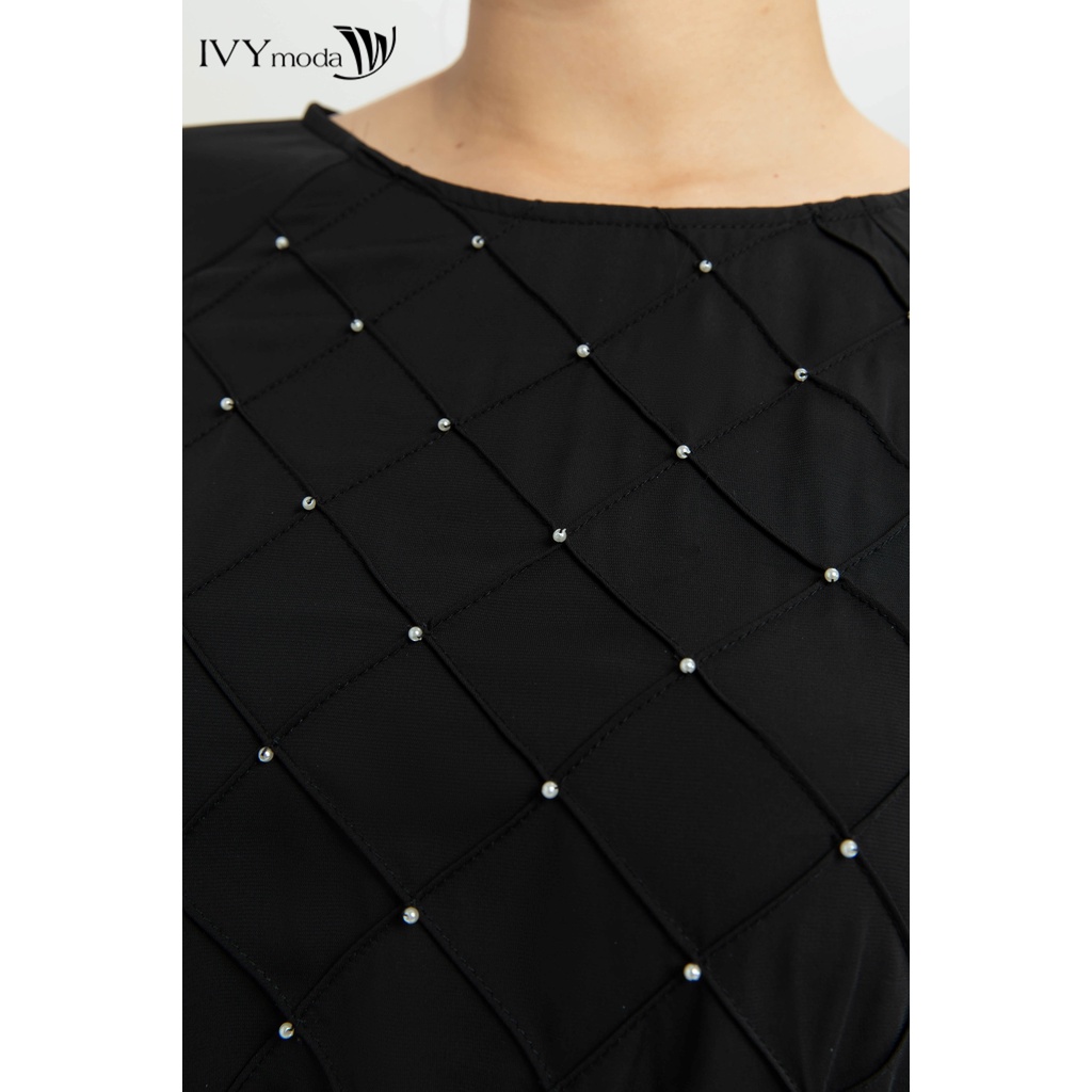 Đầm ôm đính ngọc IVY moda MS 48M5962