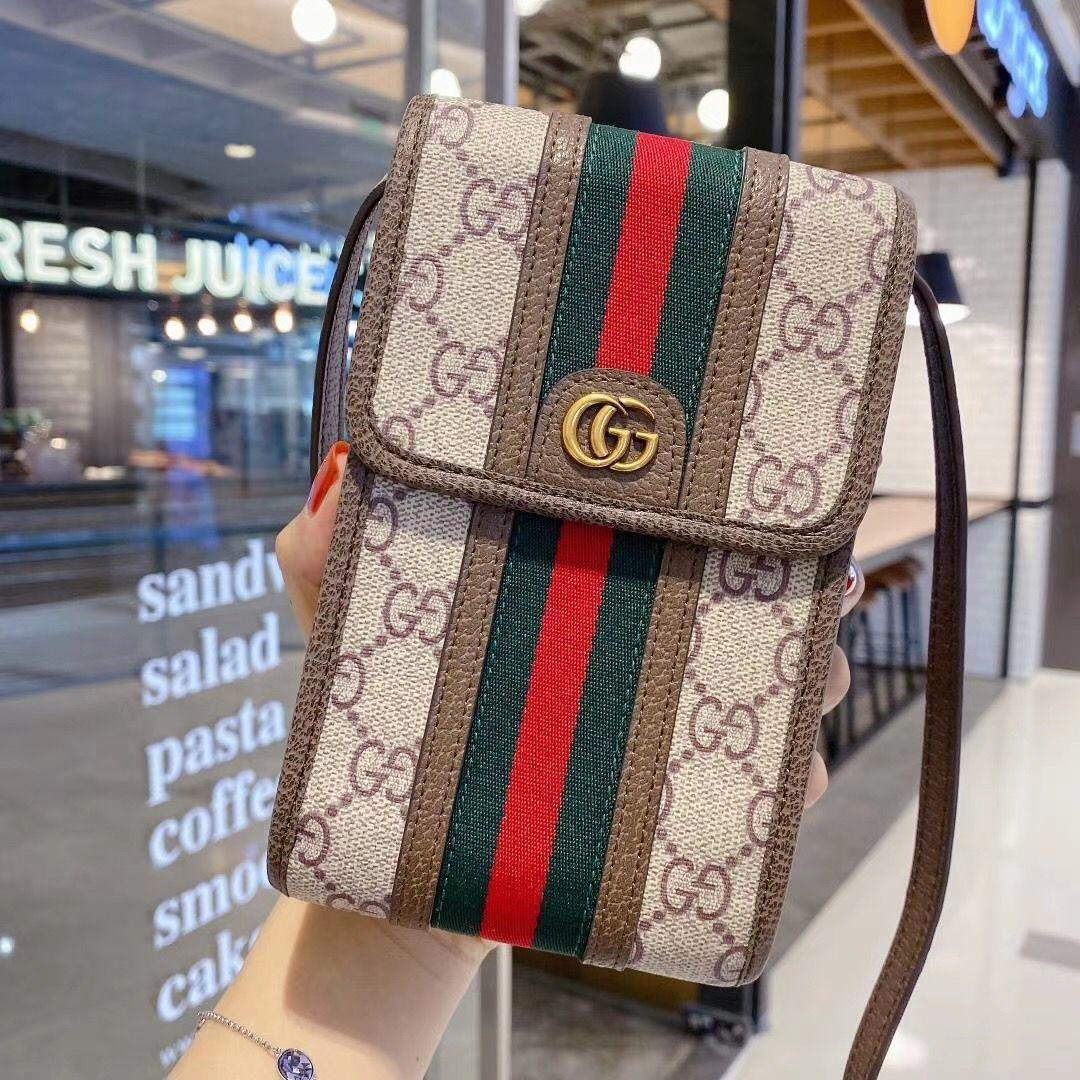 Túi Đeo Chéo Gucci Đựng Điện Thoại Thiết Kế Nhỏ Nhắn Thời Trang