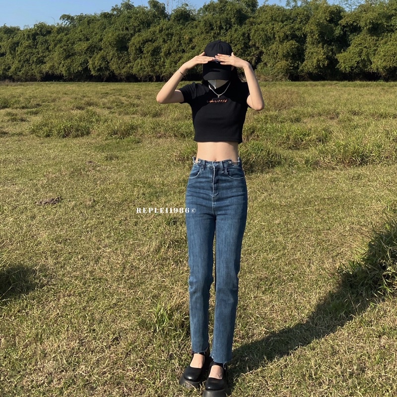 [Mã FAMARAL1 giảm 10K đơn 50K] [ ẢNH THẬT ĐỘC QUYỀN ] Quần jeans ôm xích 2 bên 128