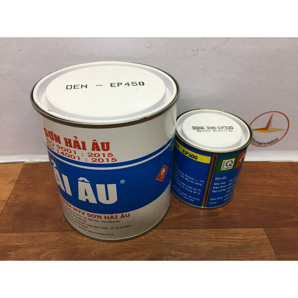 Sơn Epoxy Hải Âu màu đen EP 450 1L