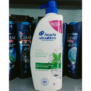 Dầu gội head & shoulders bạc hà làm sạch gàu 850ml