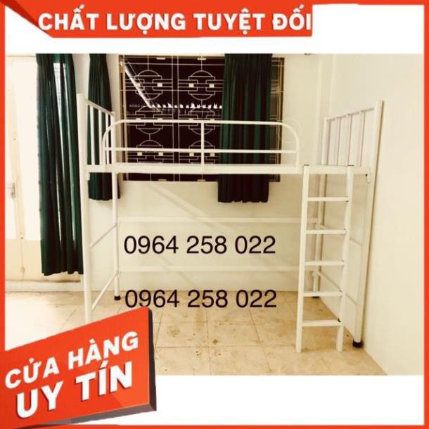 Giường Kiểu 1 tầng khung trụ - ngang 1m dài 2m - freeship HCM