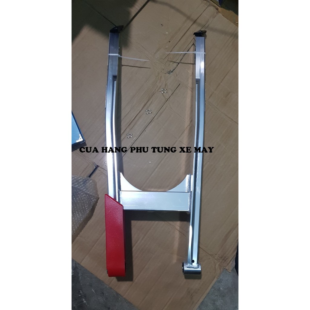 Gấp nhôm KING DRAG gắn EXCITER 150 tặng kèm cao su gấp như hình