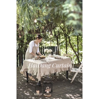 Khăn trải bàn linen phong cách vintage