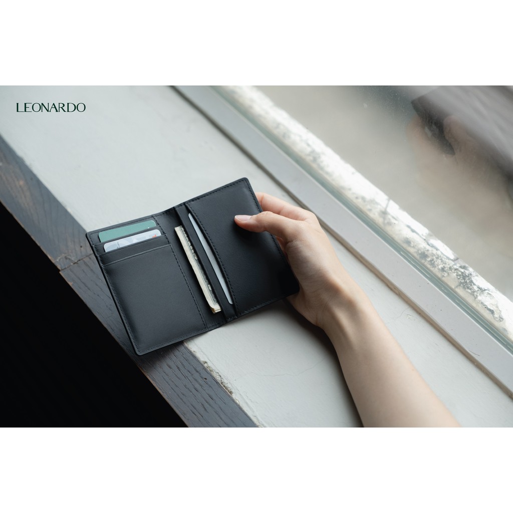 Ví da nữ card Jenni thương hiệu Leonardo