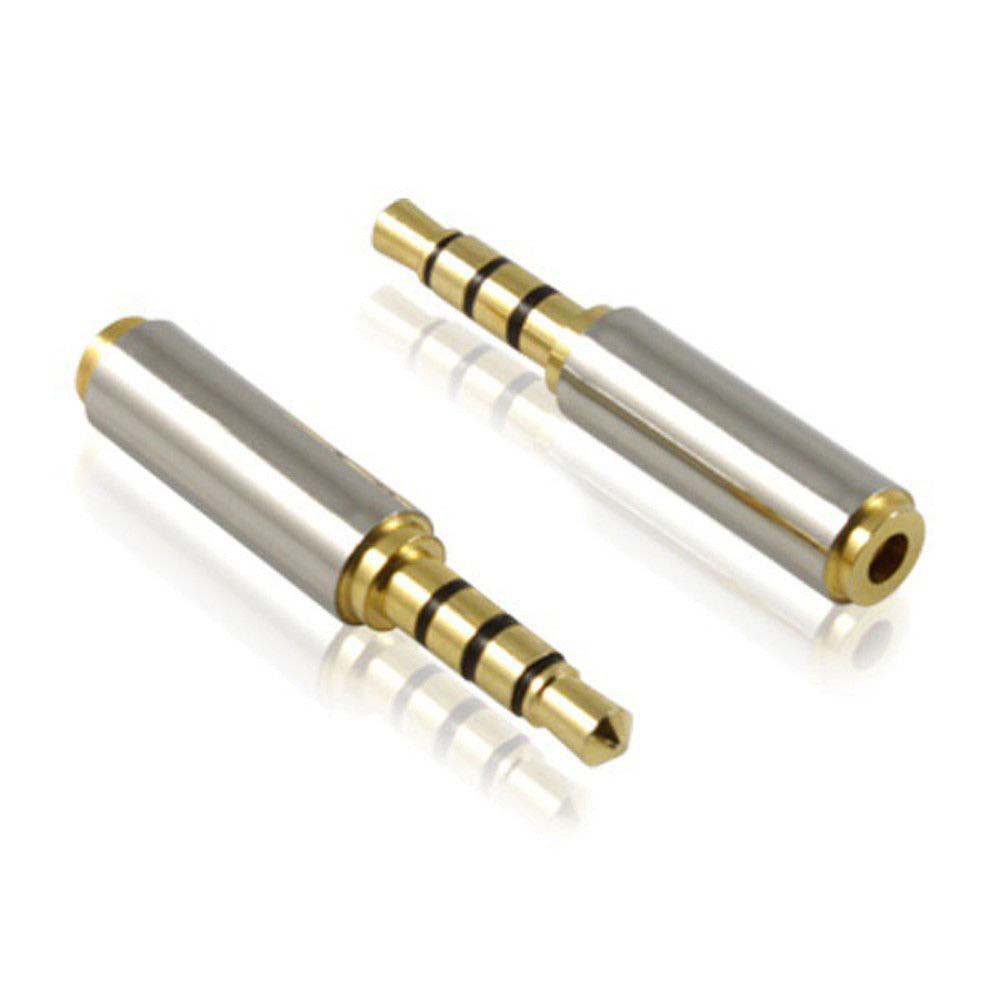 Đầu chuyển đổi âm thanh tai nghe điện thoại giắc cắm 2.5 mm sang ổ cắm 3.5 mm