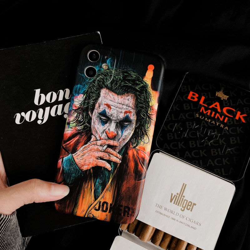 Ốp Điện Thoại Bảo Vệ Toàn Diện Chống Trầy In Hình Joker Cho Iphone 12 12 Pro Max / 12mini / 11 Pro Max X / Xs / Max / Xr / 7 / 8plus