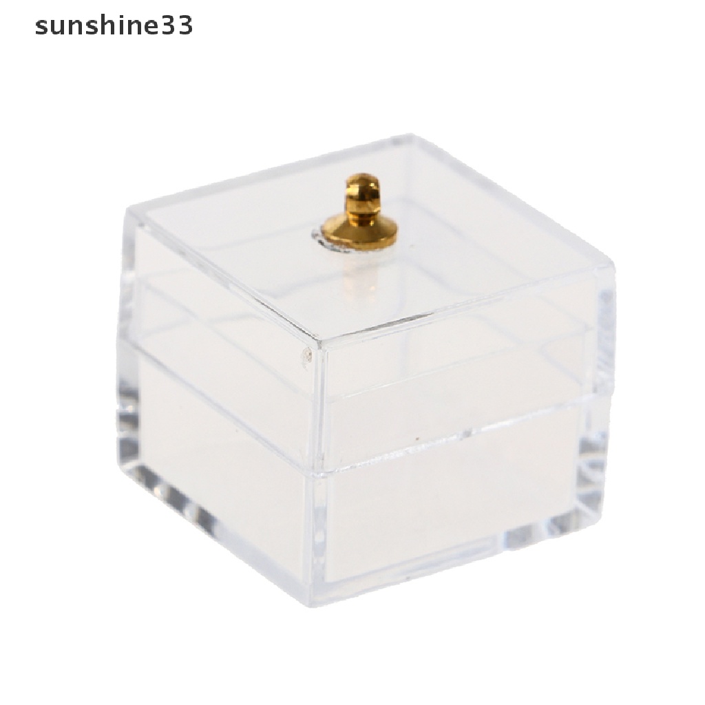 SU Cute Mini Glass Candy Jar Mini Bear Jelly Drops Simulation Miniature Dollhouse n
