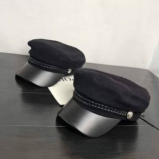 Nón nồi mỏ da cho nữ siêu đẹp (Đen)
