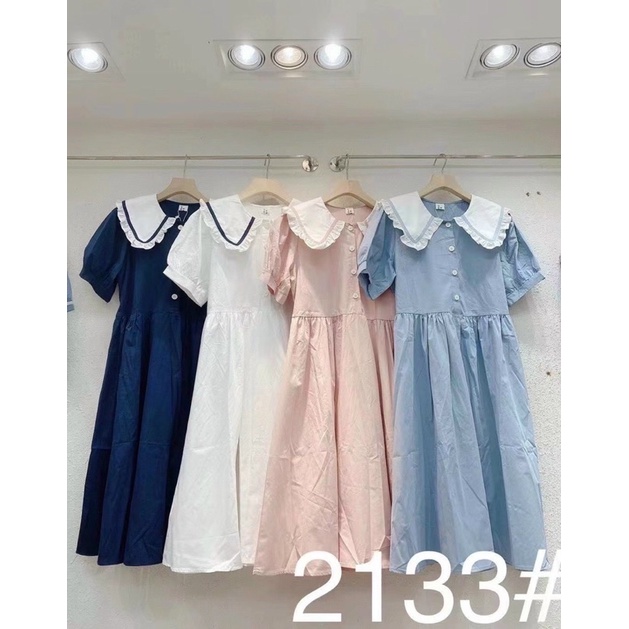 Váy babydoll thêu hoa