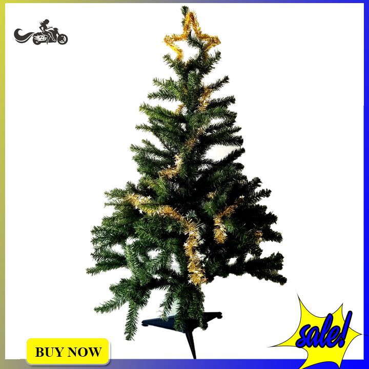 Cây thông noel 1m5 tặng kèm dây kim tuyến và ngôi sao đỉnh hàng đẹp tán dày rậm