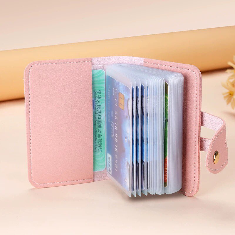 Ví nữ đựng thẻ mini Hàn Quốc nhiều ngăn bỏ túi cute dễ thương giá rẻ ngắn gọn thời trang đẹp cao cấp LUKADO VN42