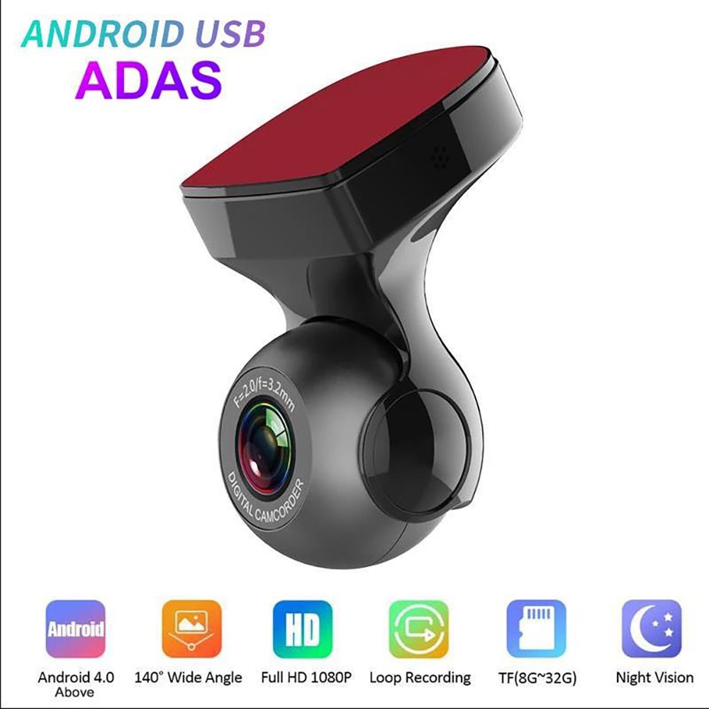 Camera hành trình DVR mini cảm biến chuyển động 1080P WDR 170'' cho xe hơi
