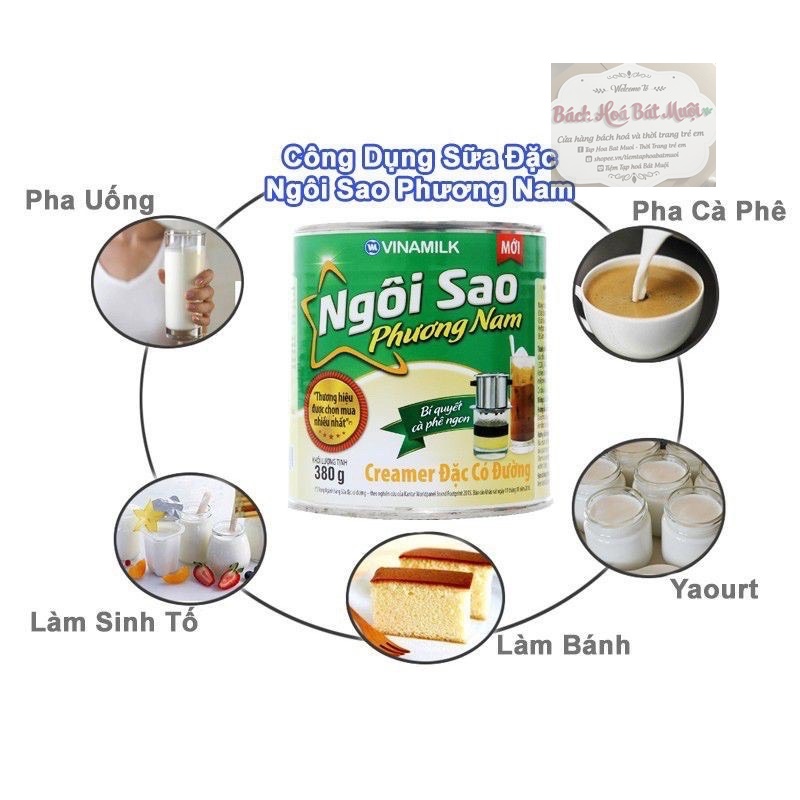 Sữa Đặc Có Đường Ngôi Sao Phương Nam 1284g