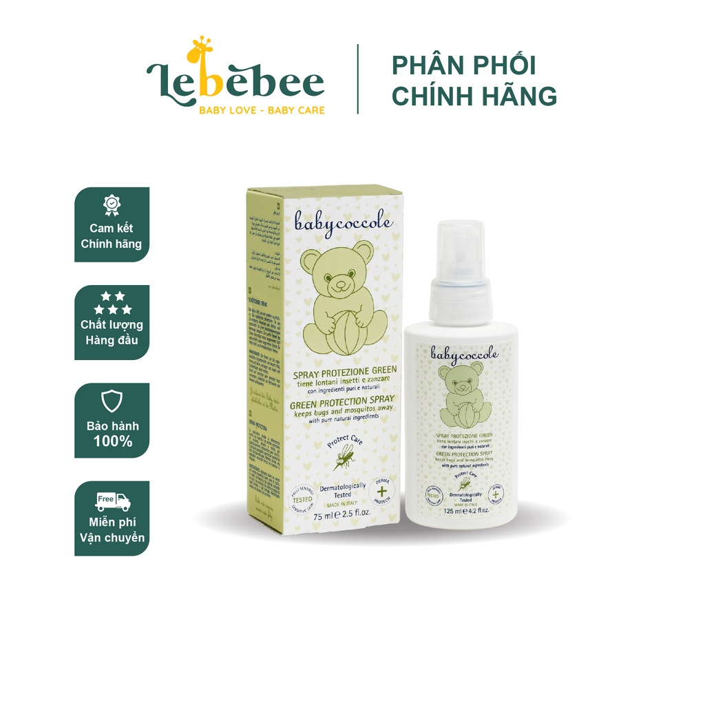 Kem xua muỗi chiết xuất tía tô đất và cây phong lữ Babycoccole 0M+