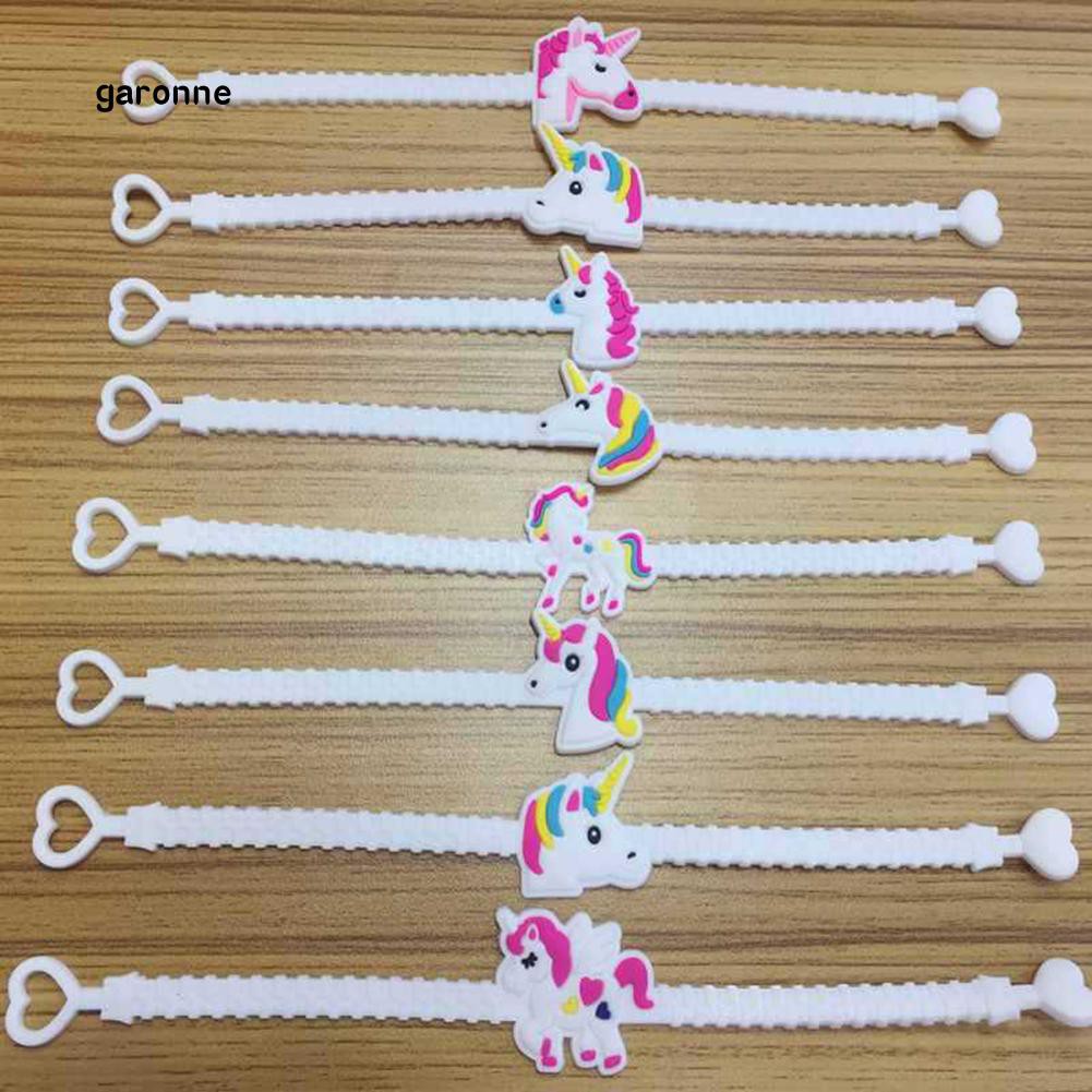 Set 5 Dây Đeo Tay Ghép Hình Ngựa Một Sừng Dễ Thương Cho Bé