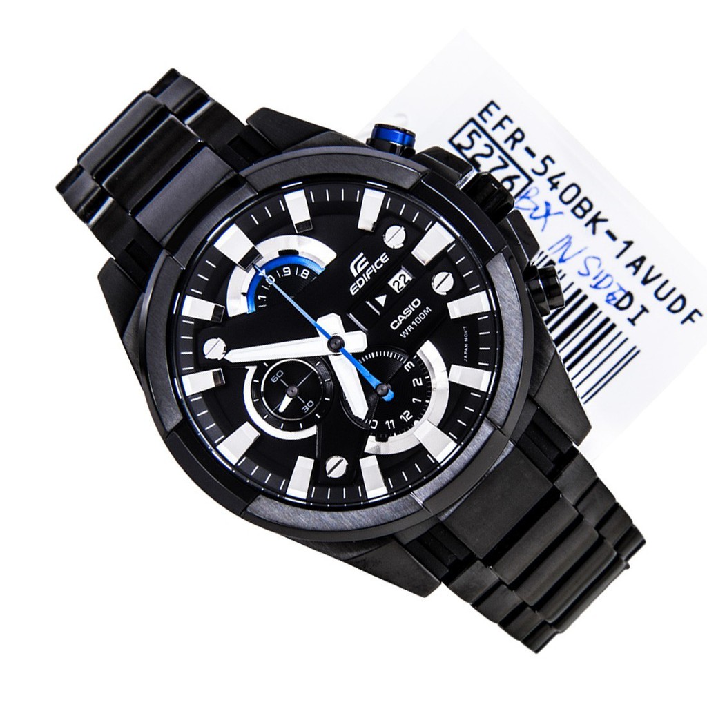 Đồng Hồ Casio Nam Edifice EFR-540BK-1AV Đen Full Box