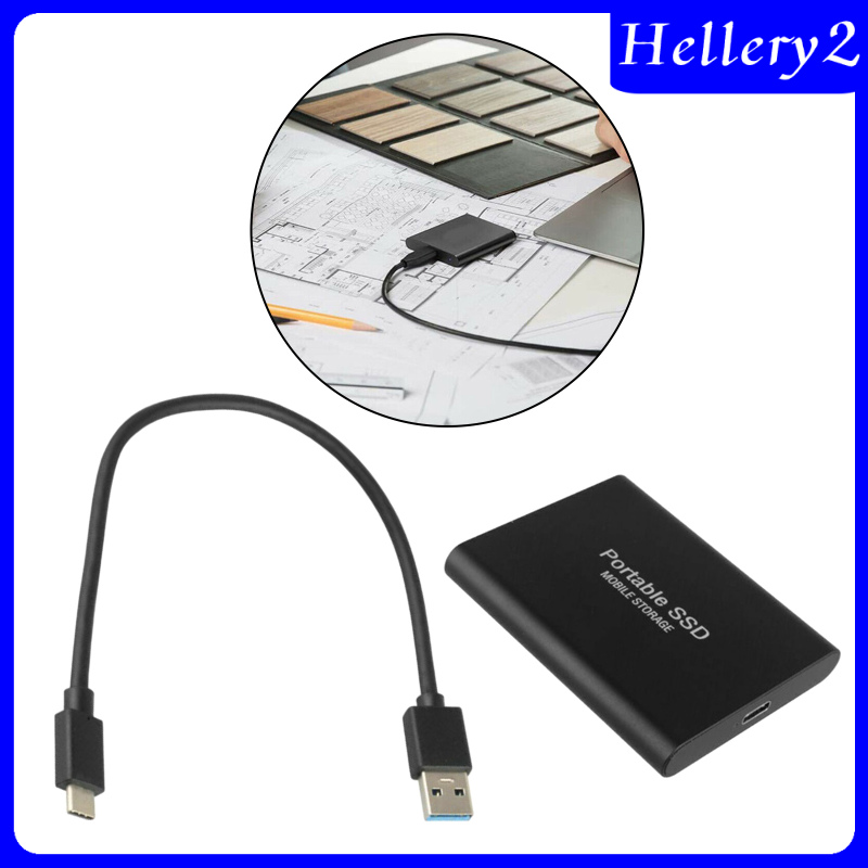 [HELLERY2]Metal 2.5&quot; USB 3.1 Gen-1 SSD External Storage Up to 1050 MB/s