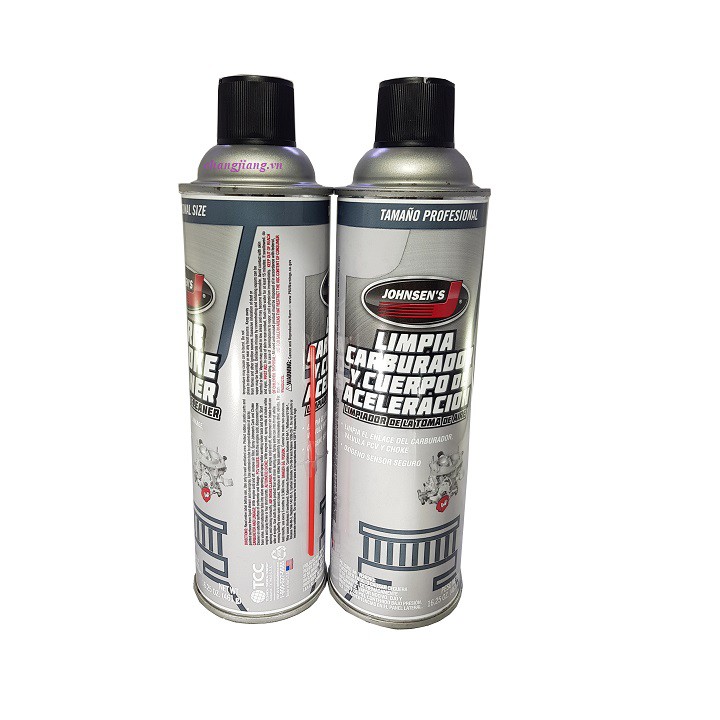 CHAI SÚC RỬA  VỆ SINH BÌNH XĂNG CON  JOHNSEN' CARB CLEANER 461g