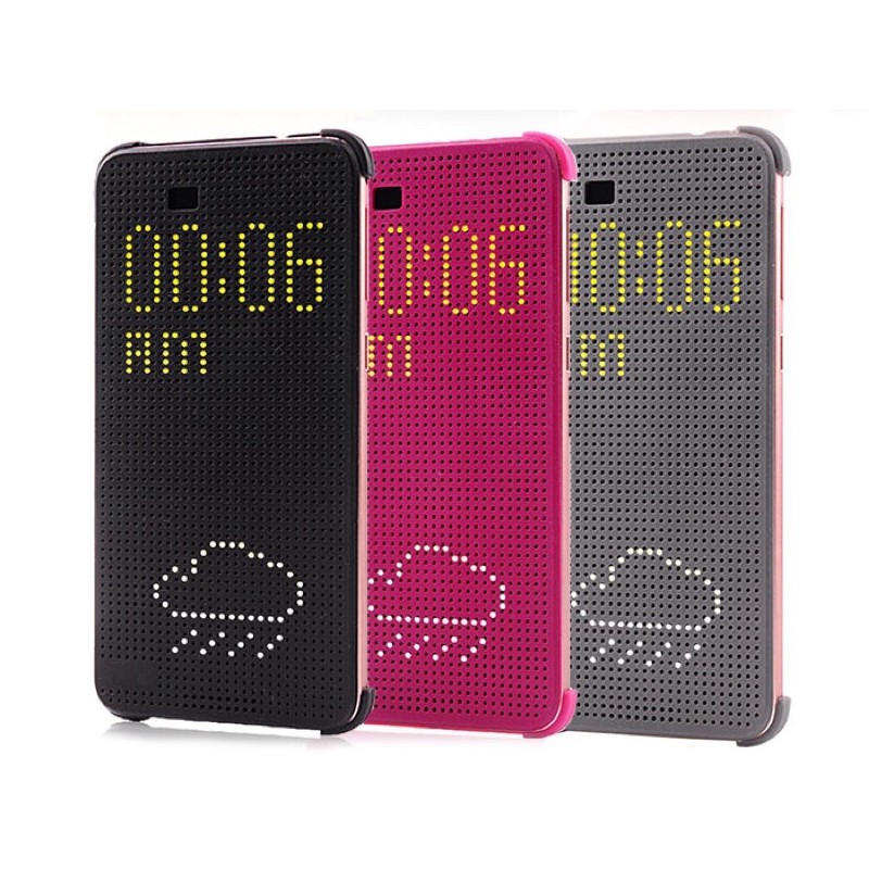 Ốp Lưng Bao Da HTC E9 / Desire 626 / 826 Dot View có cảm ứng ngoài