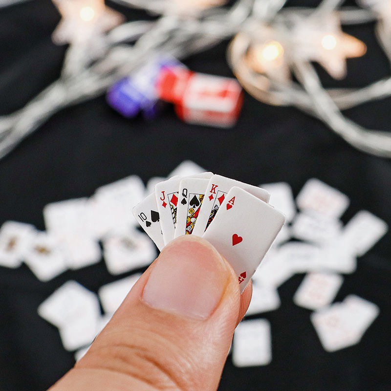 Bộ bài Tây poker siêu mini tí hon (N01069)
