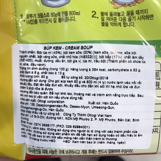 bột súp kem hàn quốc 80g