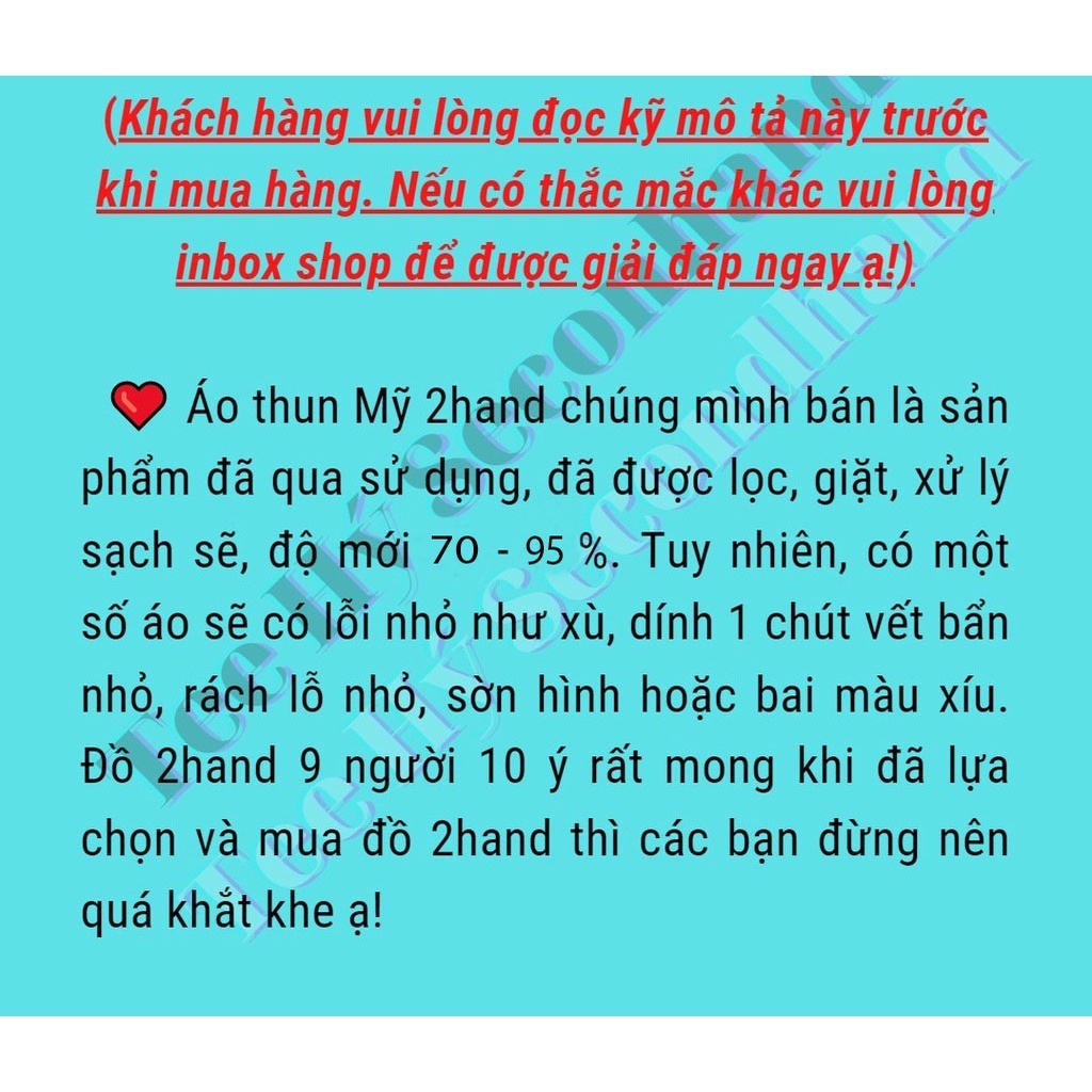 Áo thun Mỹ 2hand Unisex Thời Trang Nam Nữ, Mua 4 Áo tặng Miễn phí 1 Áo ,Chất cotton thoáng mát