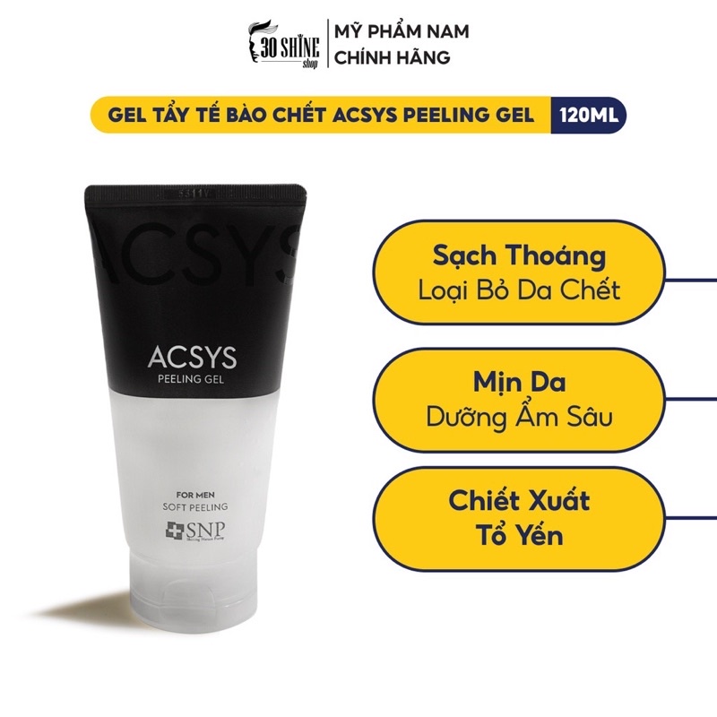 Tẩy da chết / Gel tẩy tế bào chết ACSYS Peeling Gel 120ml