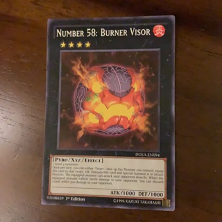 Bài yugioh: Number 58:burner visor