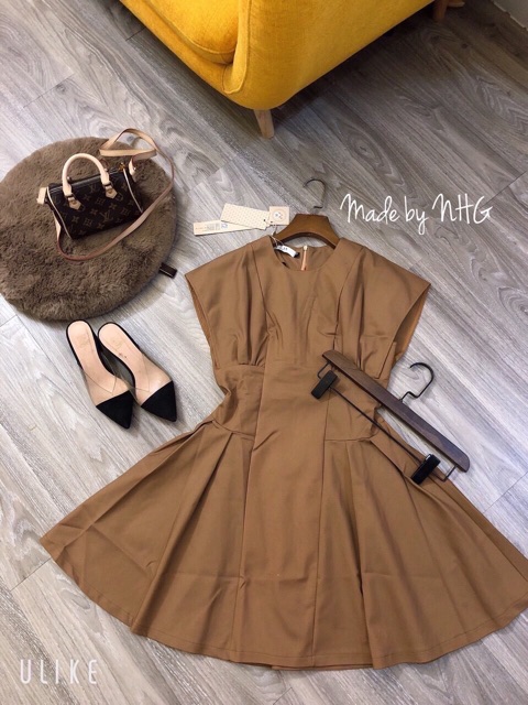Váy Tay Hến Kaki Cao Cấp | BigBuy360 - bigbuy360.vn