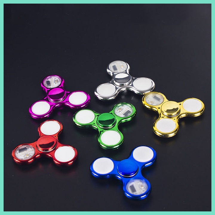 Con Quay Phát Sáng Spinner Đèn LED Đa Màu Sắc Nhựa Vi Sinh An Toàn Hình Đẹp Mắt Bafaby SPN