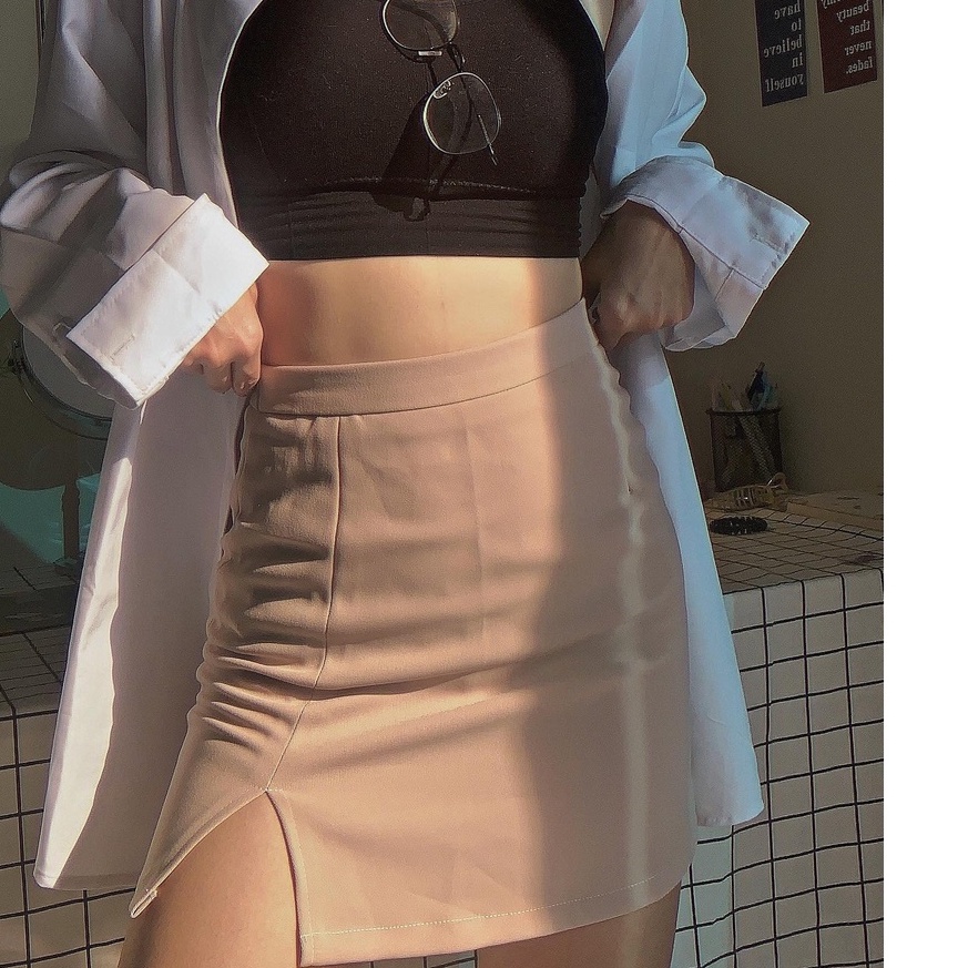 Chân váy ngắn xẻ tà IN2000CLOTHING