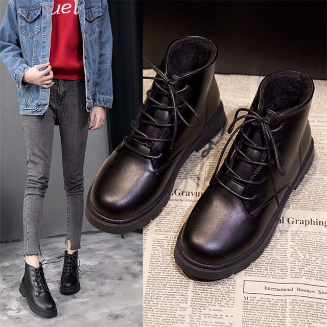 (SẴN LÌ 39)🔥Boots nữ cao cổ da PU hàng loại 1 Ulzzang thời trang | BigBuy360 - bigbuy360.vn