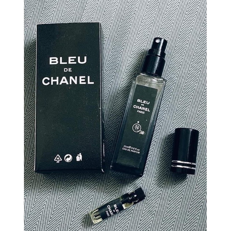 Tinh dầu nước hoa, nước hoa nam, nước hoa mini Bleu De Chanel Hparfum dạng xịt 25ml