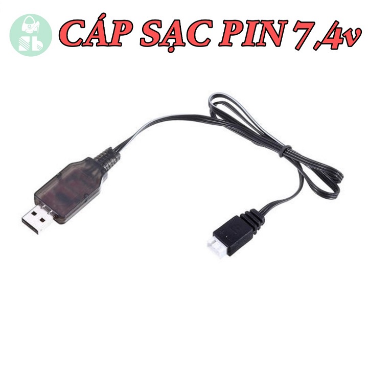 CÁP SẠC PIN Lithium 7.4v, 11.1v cho các dòng đồ chơi mô hình