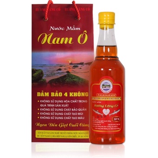 Nước mắm Nam Ô truyền thống sạch, k hoá chất, 30 độ đạm