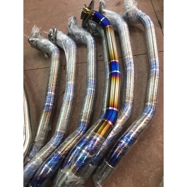 Cổ pô titan gắn pô zin xe nvx