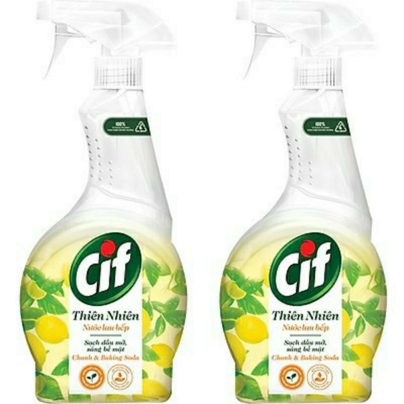 Nước lau kính/lau bếp/lau đa năng cif 520ml