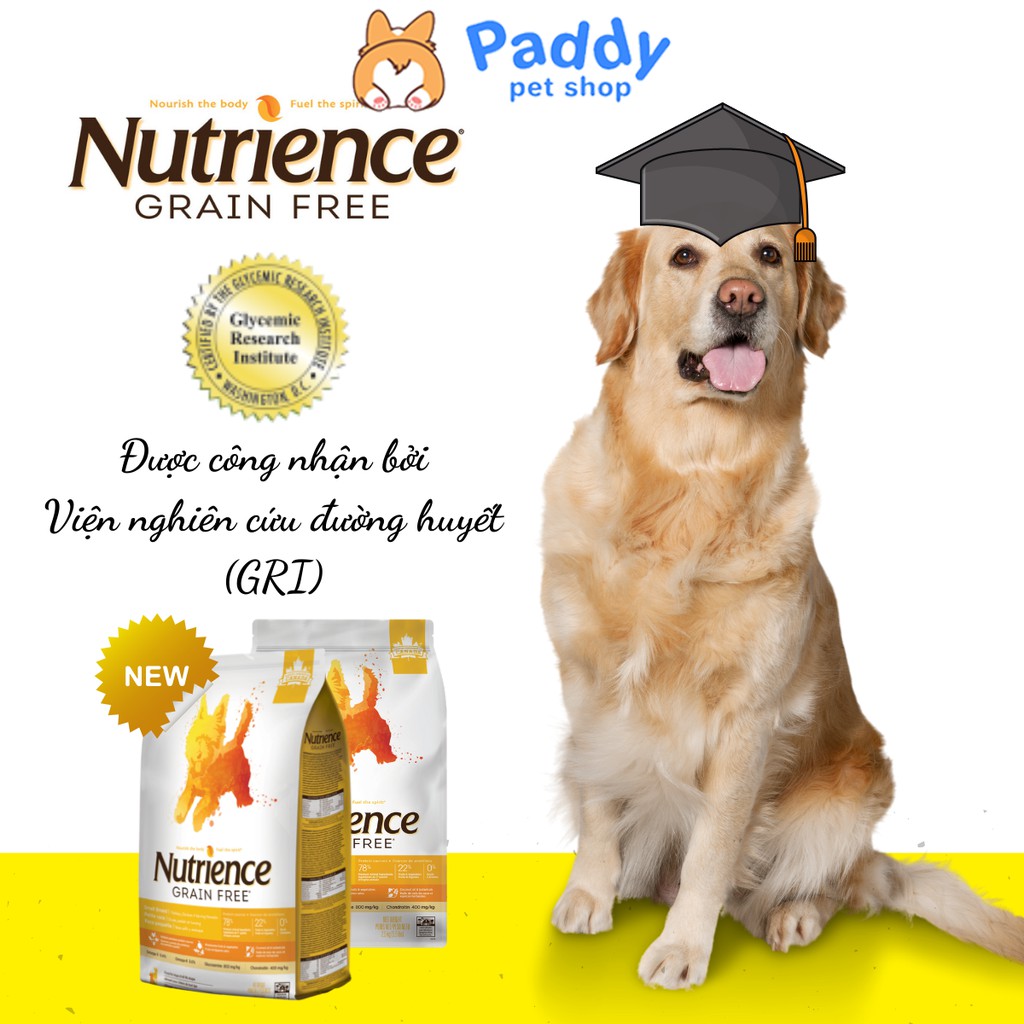 Hạt Nutrience Grain Free Cho Chó Mọi Lứa Tuổi - Gà Tây &amp; Rau Củ Quả